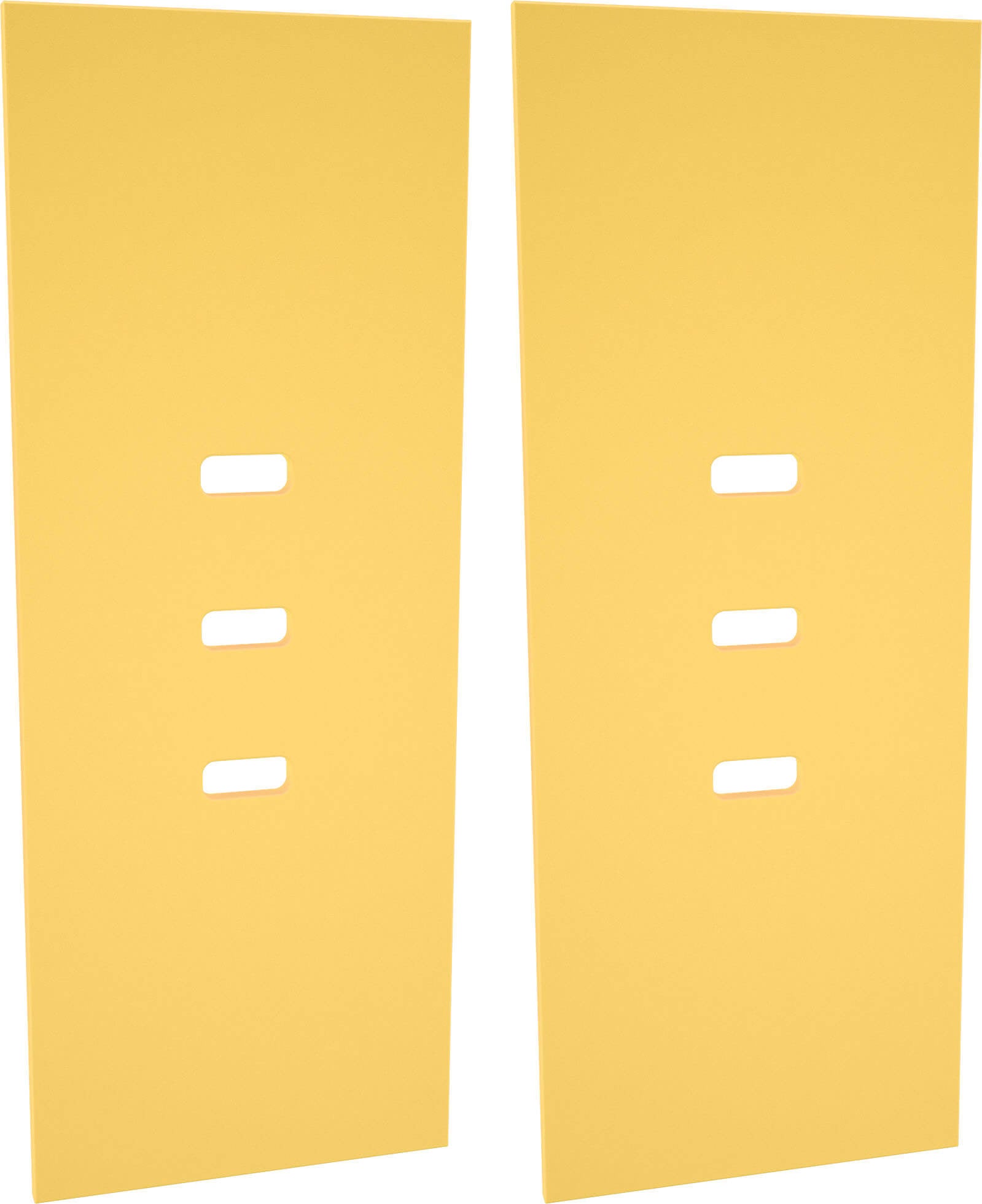 Deuren voor garderobe Rainbow, 2 stuks - geel