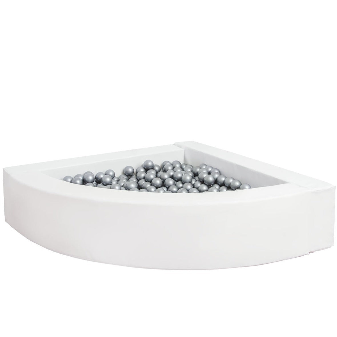 Ballenbad hoekzwembad - wit 160x160x40