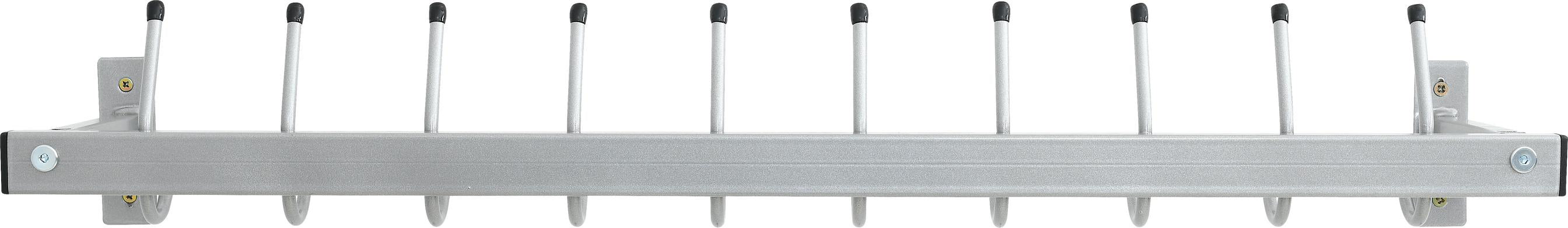 Sicherheitsgarderobenleiste aus Metall mit 10 Haken für Kita