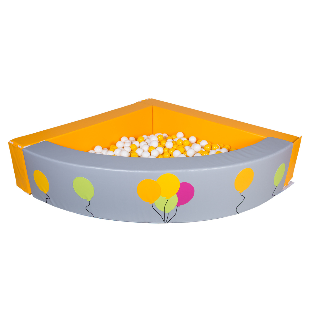 Ballenbad hoekzwembad - Balloon 160x160x40, Ballen optioneel