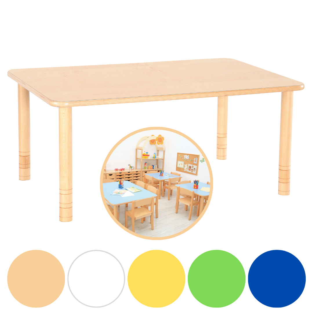 rechteckiger Tisch für Kindergarten und Krippe Mainimage