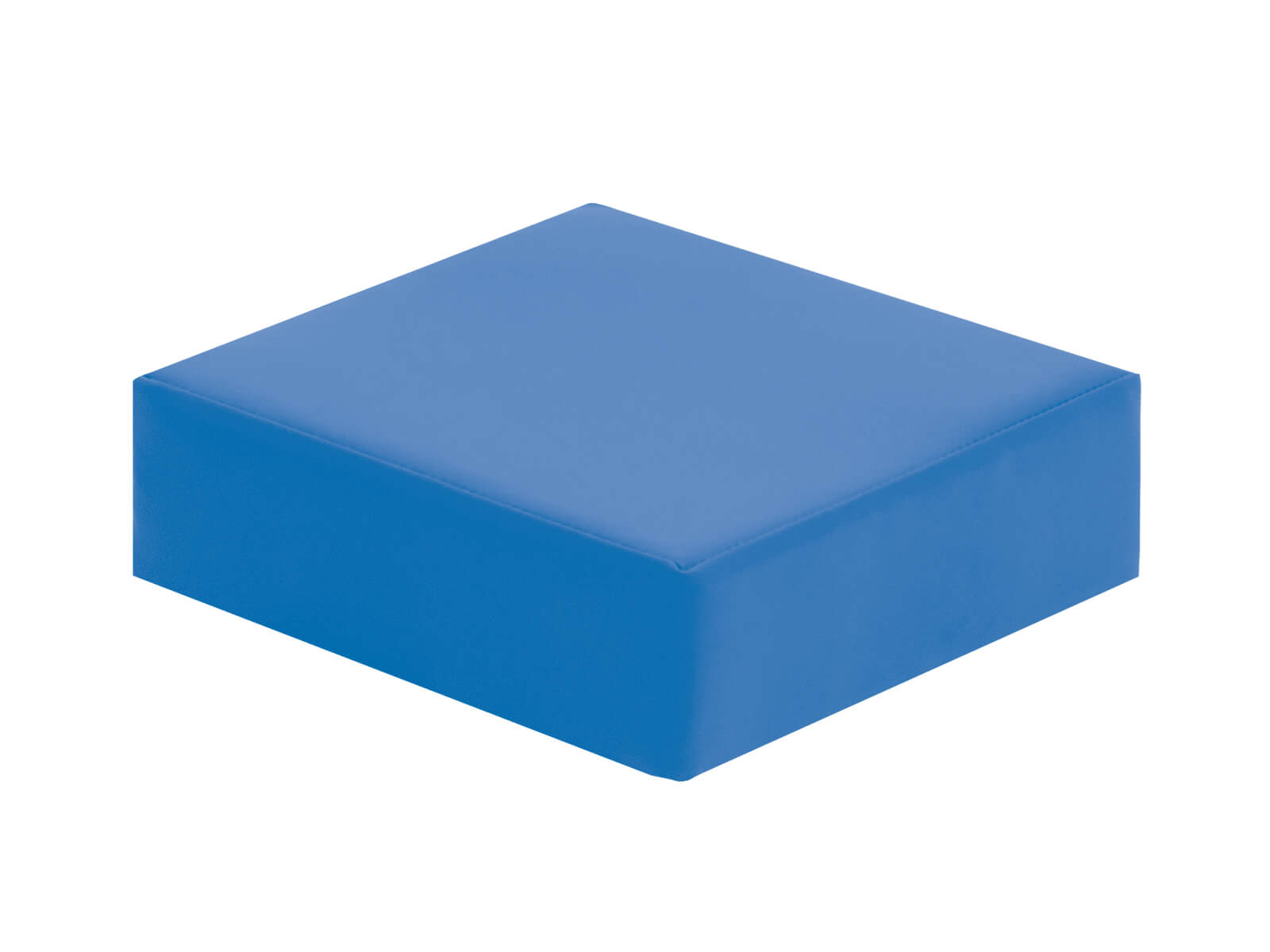 Vierkantig zitkussen, blauw