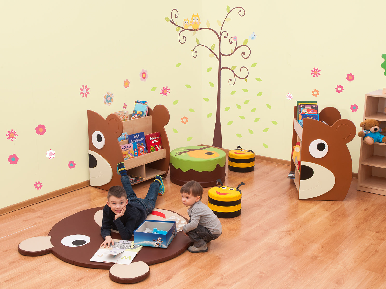 Tapis de jeu Teddy 120cm x 125cm x 3cm