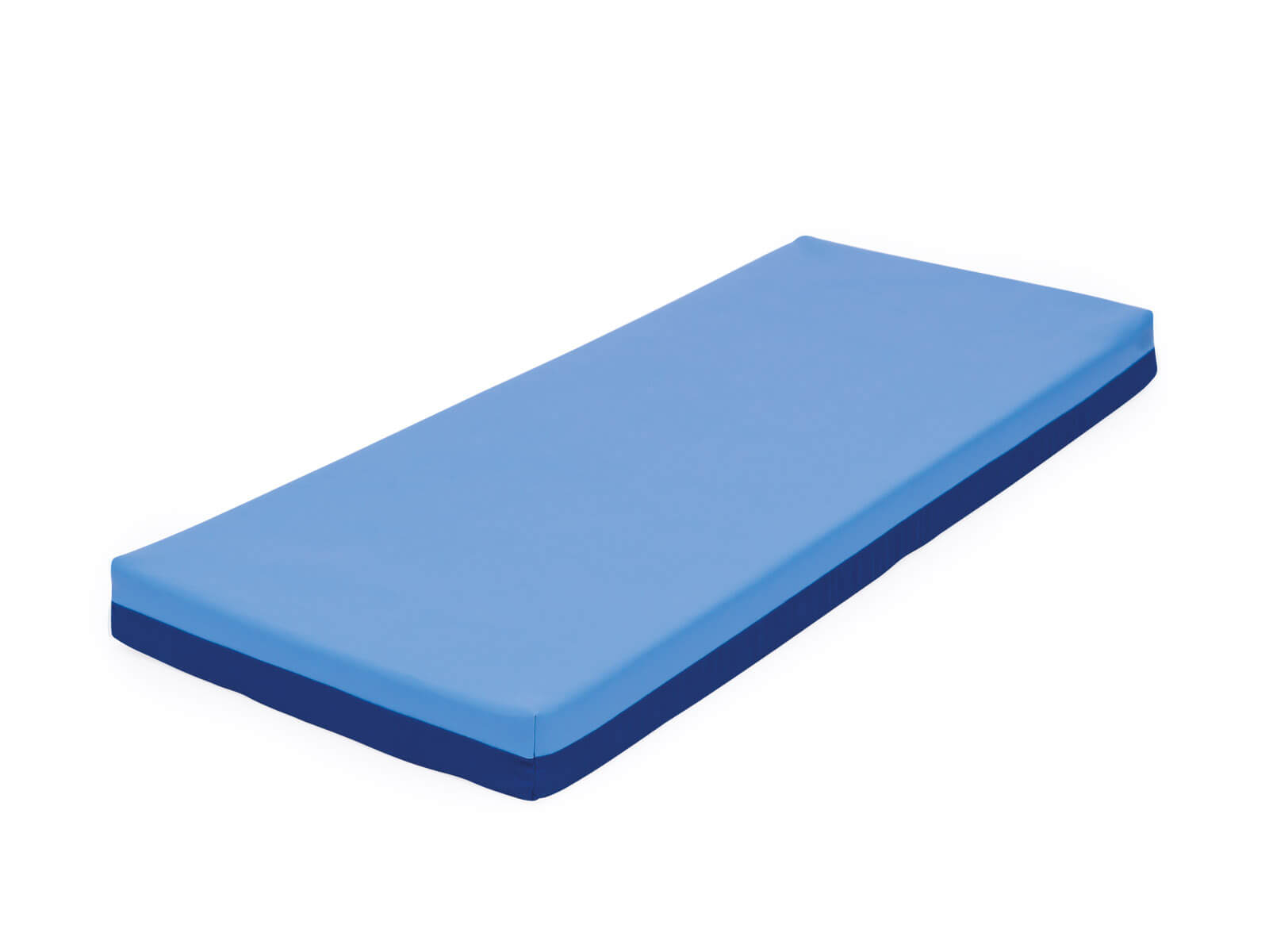 Coussin pour transat 120x55cm, bleu clair/bleu.