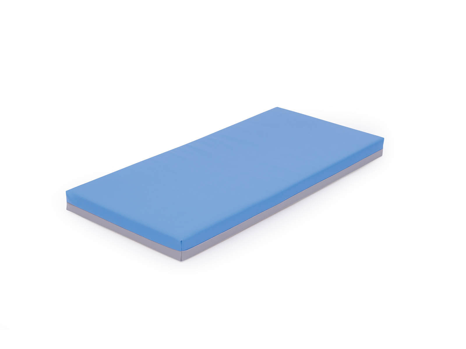 Liegepolster 120x55cm, blau/grau