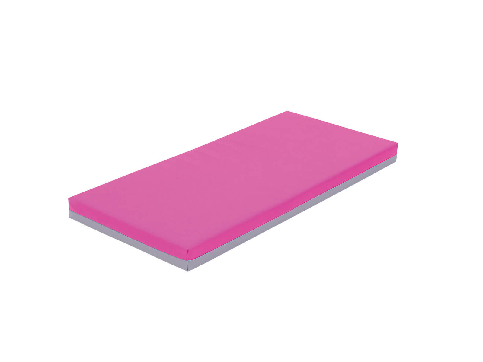 Liegepolster 120x55cm, pink/grau