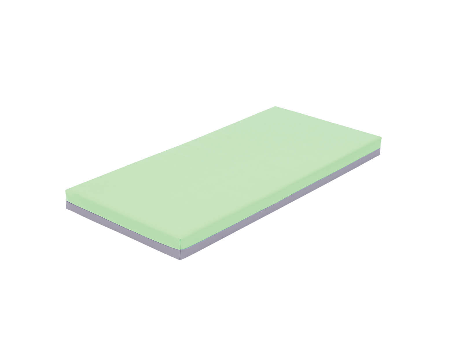 Liegepolster 120x55cm, aquamarine/grau