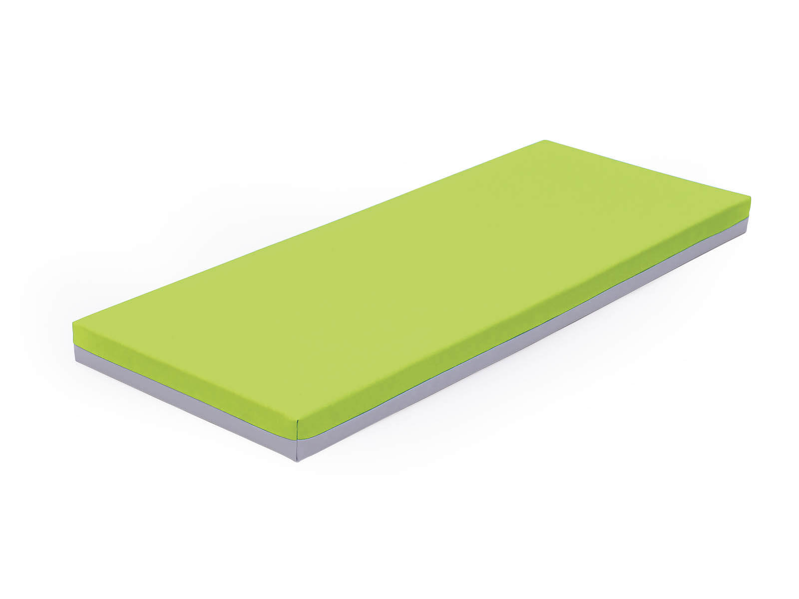 Liegepolster 140x55cm, grün/grau