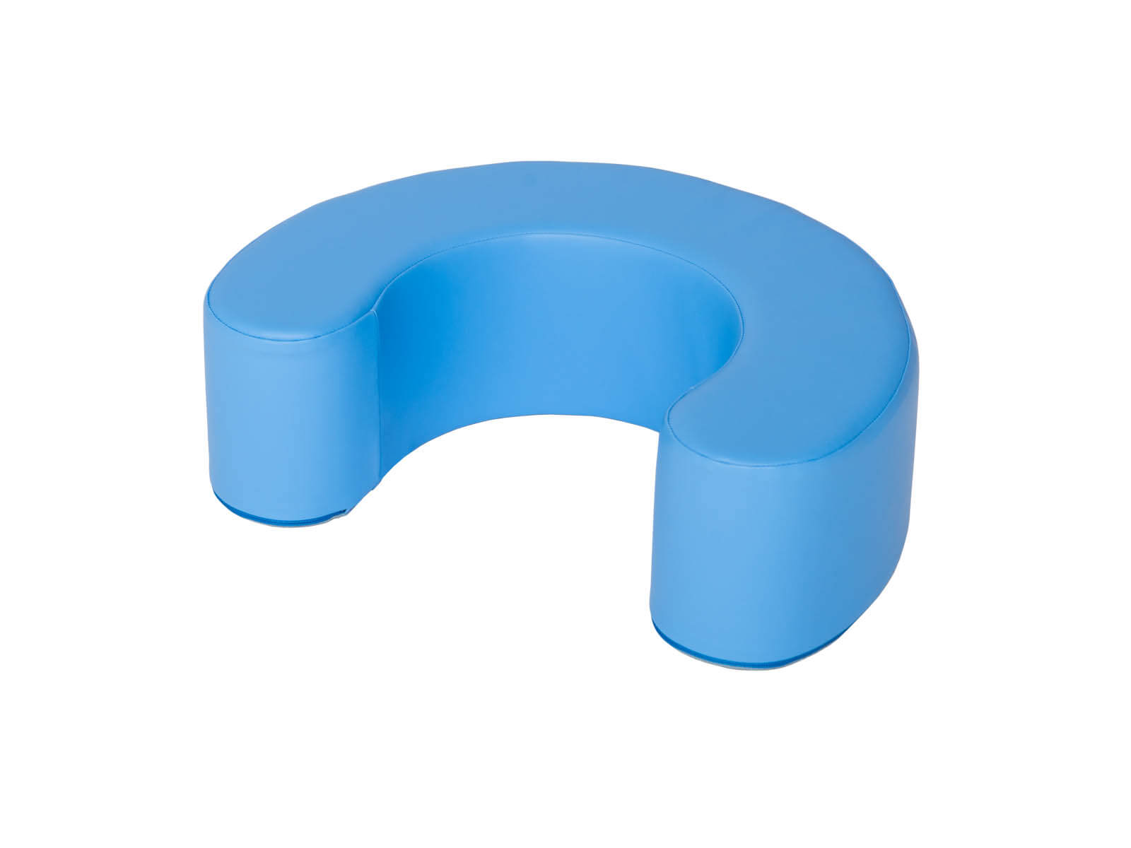 Elément en mousse - dossier croissant bleu, bleu