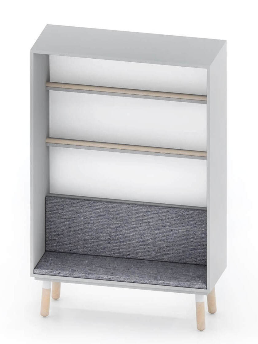 Bücherregal / Leseecke mit Matratze - TAB-Serie