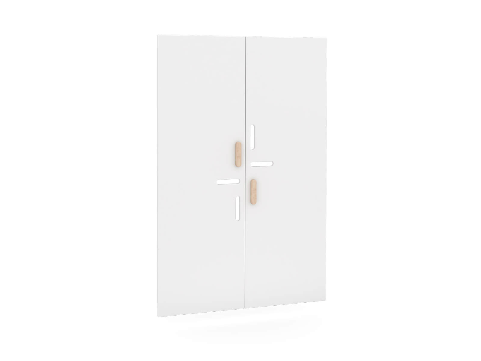 Kleiderschrank Türen ((Paar)), weiß - NEA-Serie