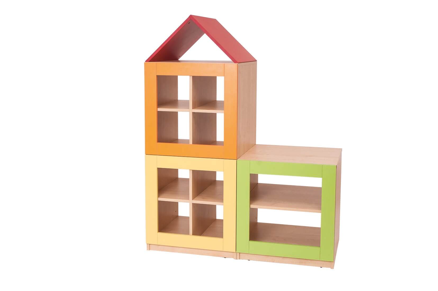Hohes Regal A - Raumtrenner-Häuschen-Serie