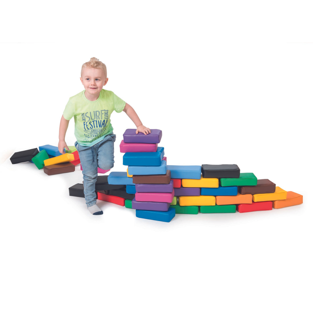 Super-Brick schuimstenen als set van 10 stuks