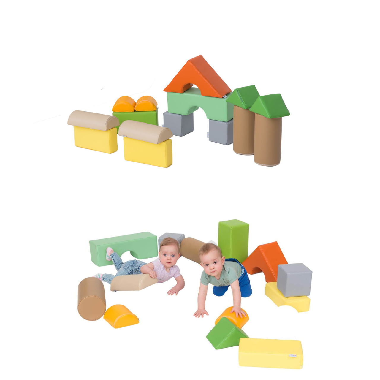 Mini-schuimstenen - 15 stuks.