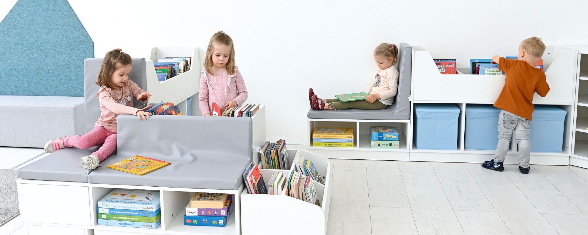 Kindergarten Leseecke einrichten – Gemütliche Möbel für Kita & Schule