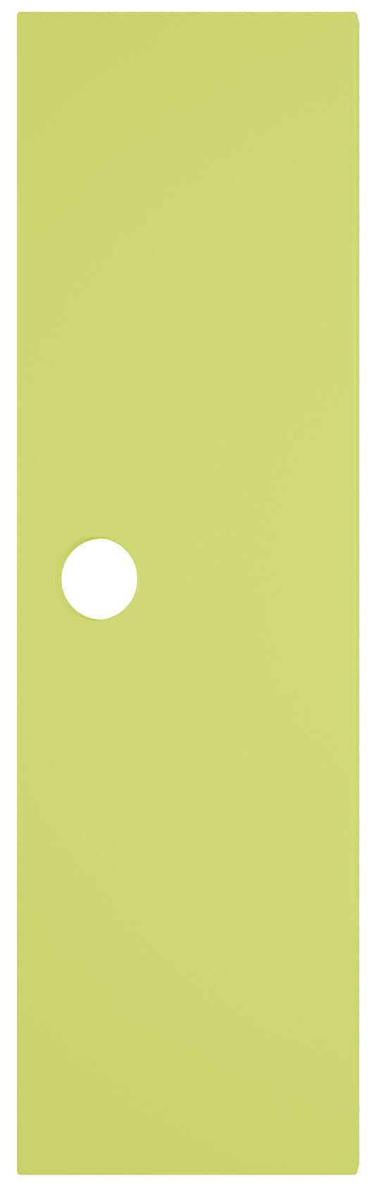 Deur voor garderobe Mariposa met rond handvatgat - groen