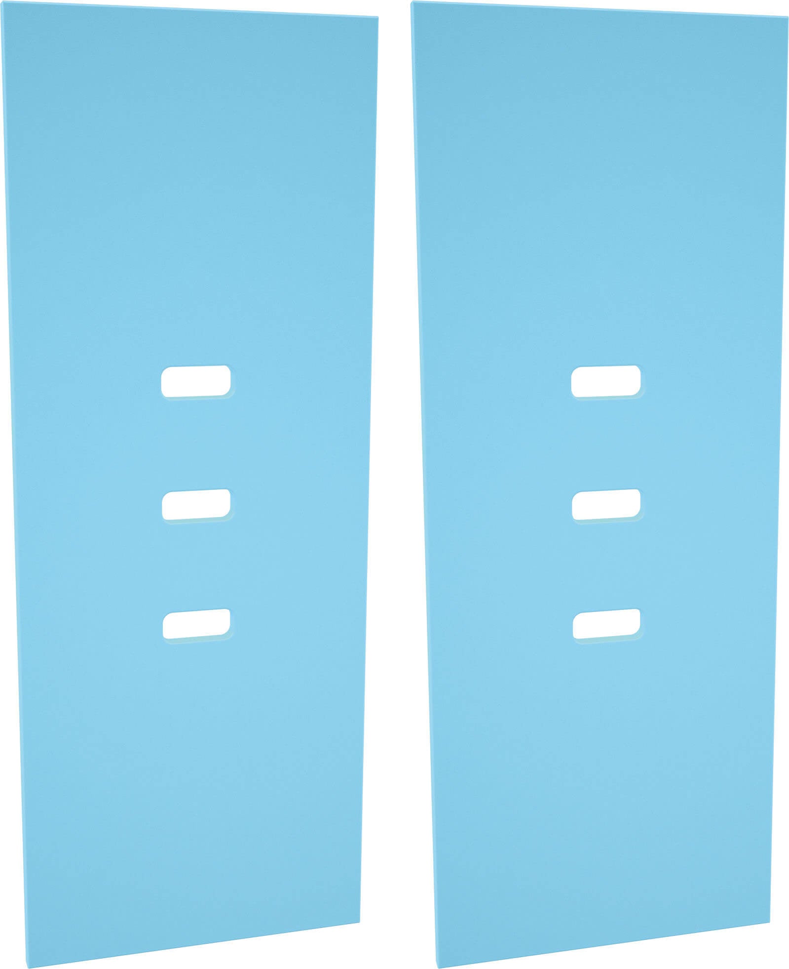 Deuren voor garderobe Rainbow, 2 stuks - lichtblauw