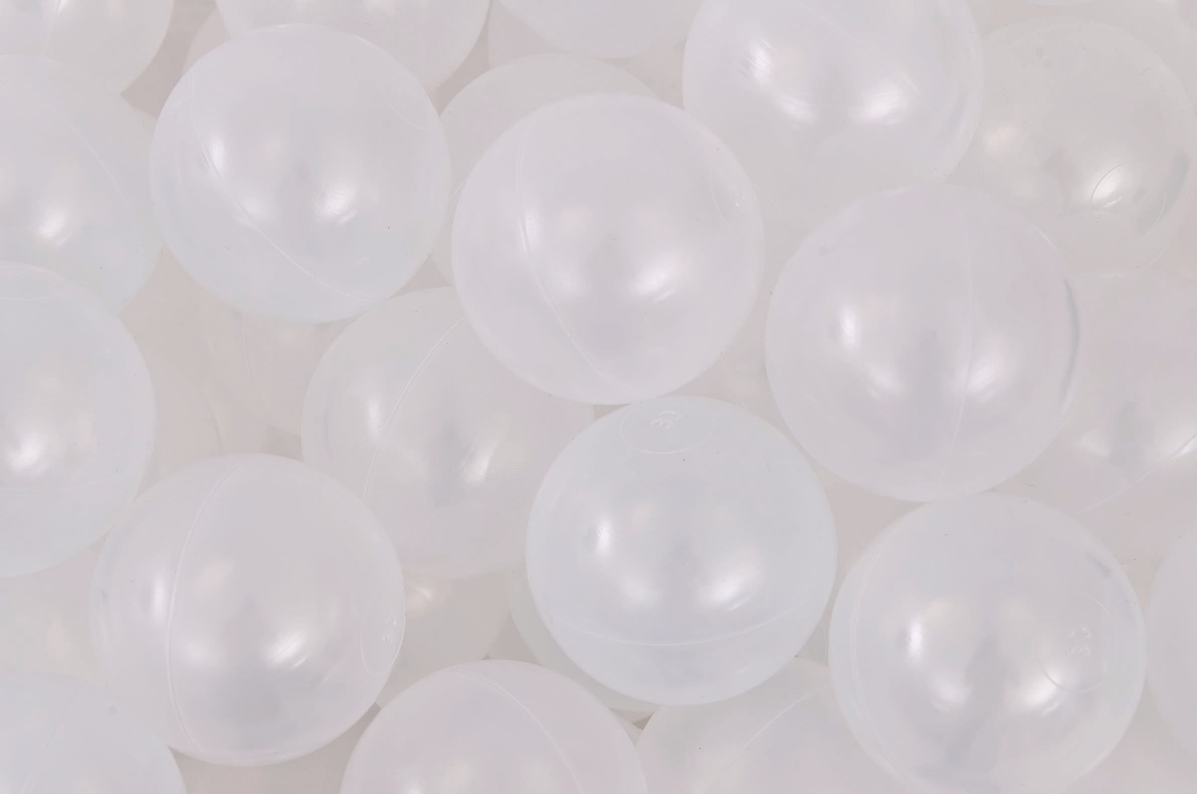 Ballen voor ballenbad - 8cm / 250 stuks transparant