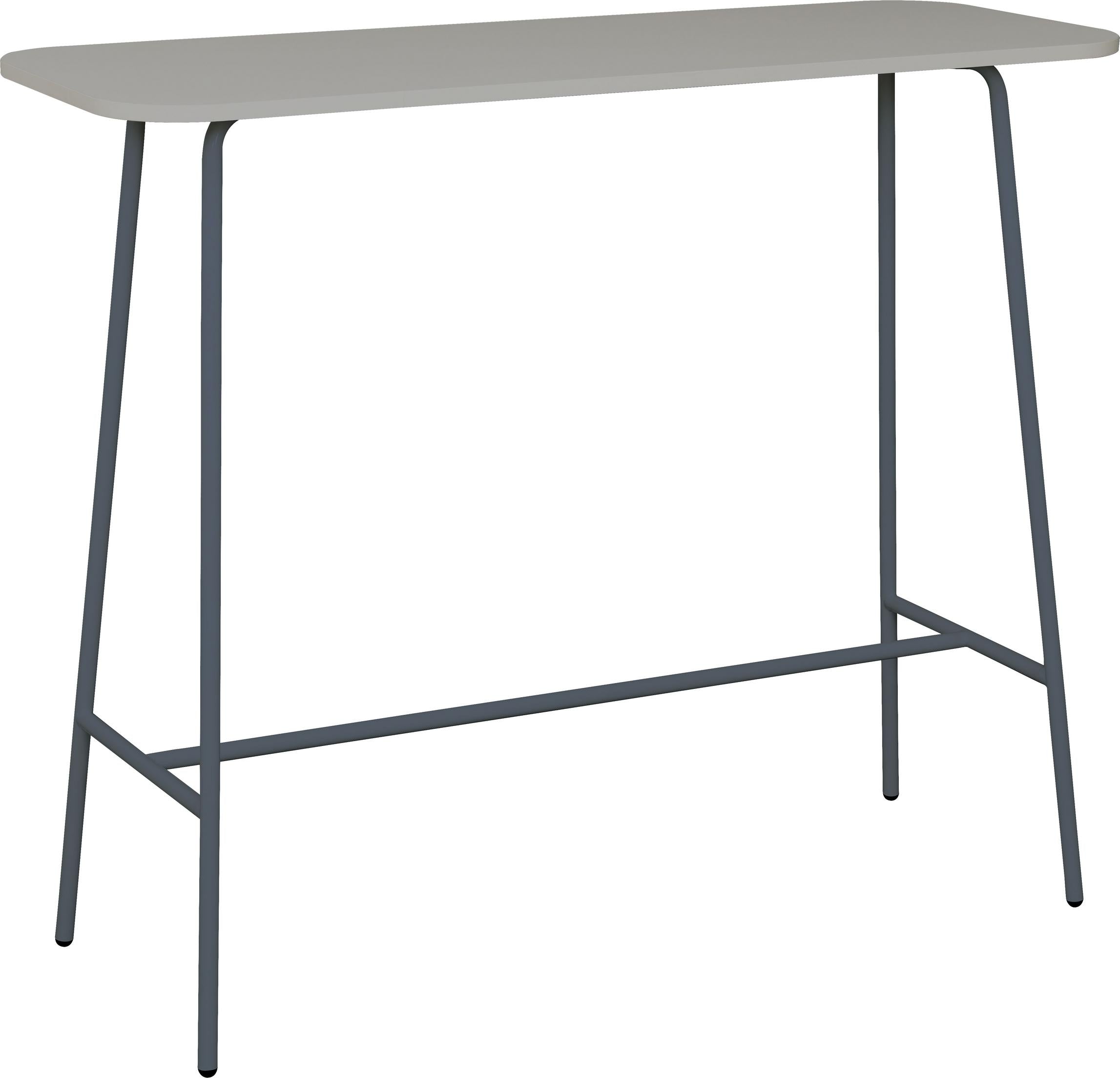 Moderner Hochtisch, anthrazit, robust und stilvoll designed.