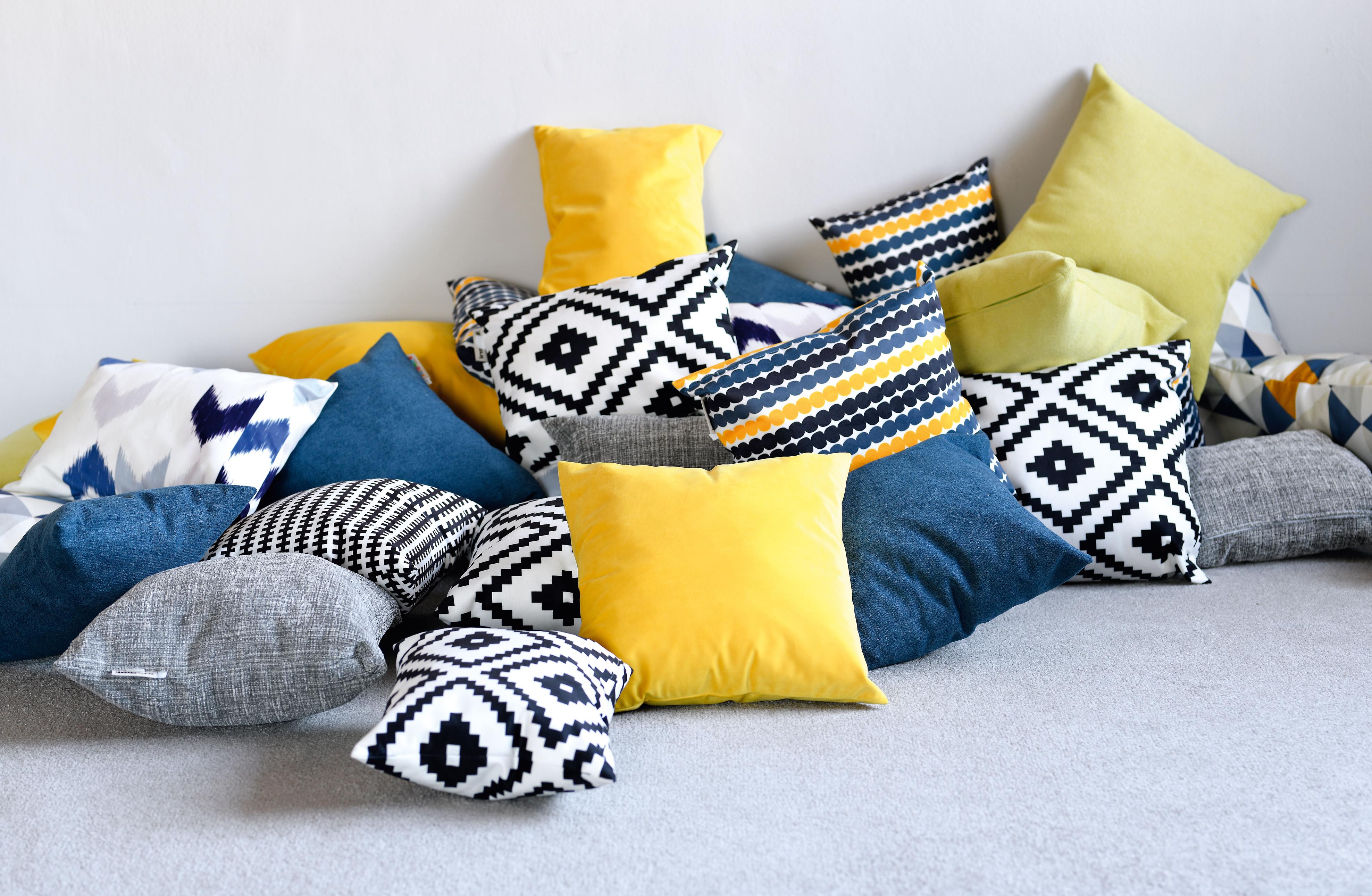 Kissen Relax 2er-Set – Kissen für Sitzlandschaft, limone