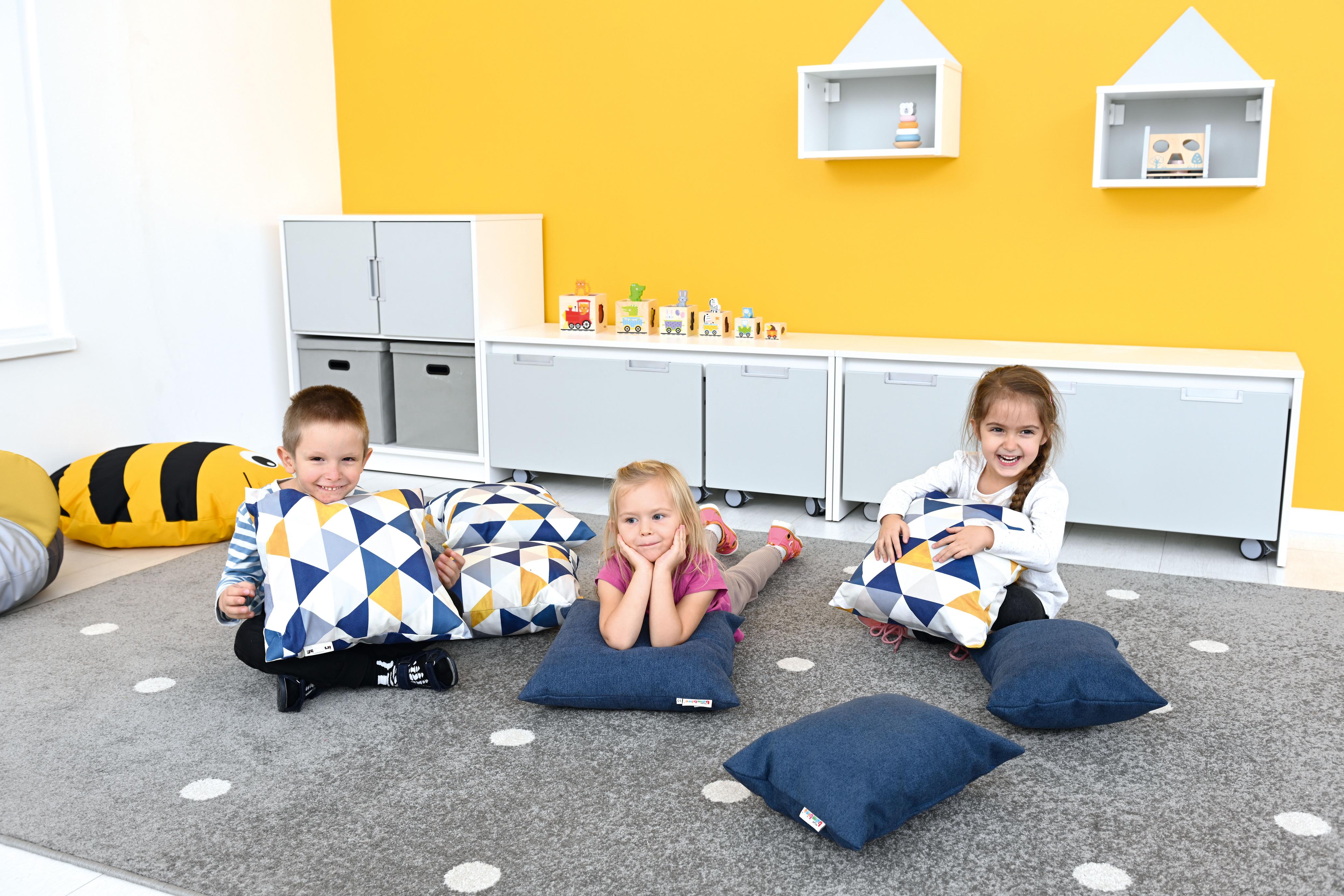 Kissen Relax 2er-Set – Blaue Kissen für Sitzlandschaft