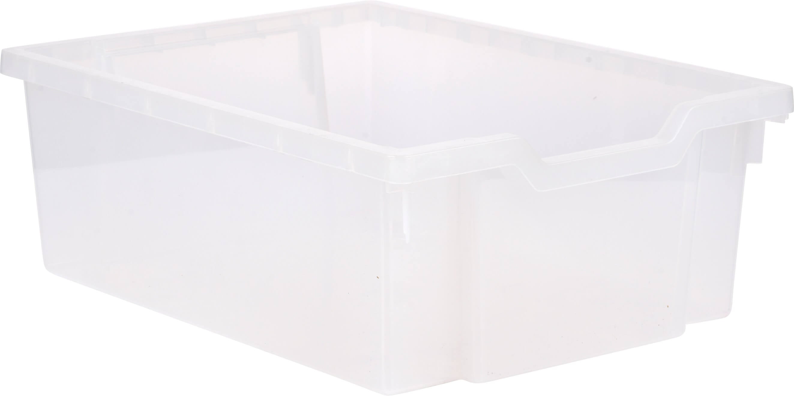 middelgrote schuifcontainer - transparant (inclusief rails)