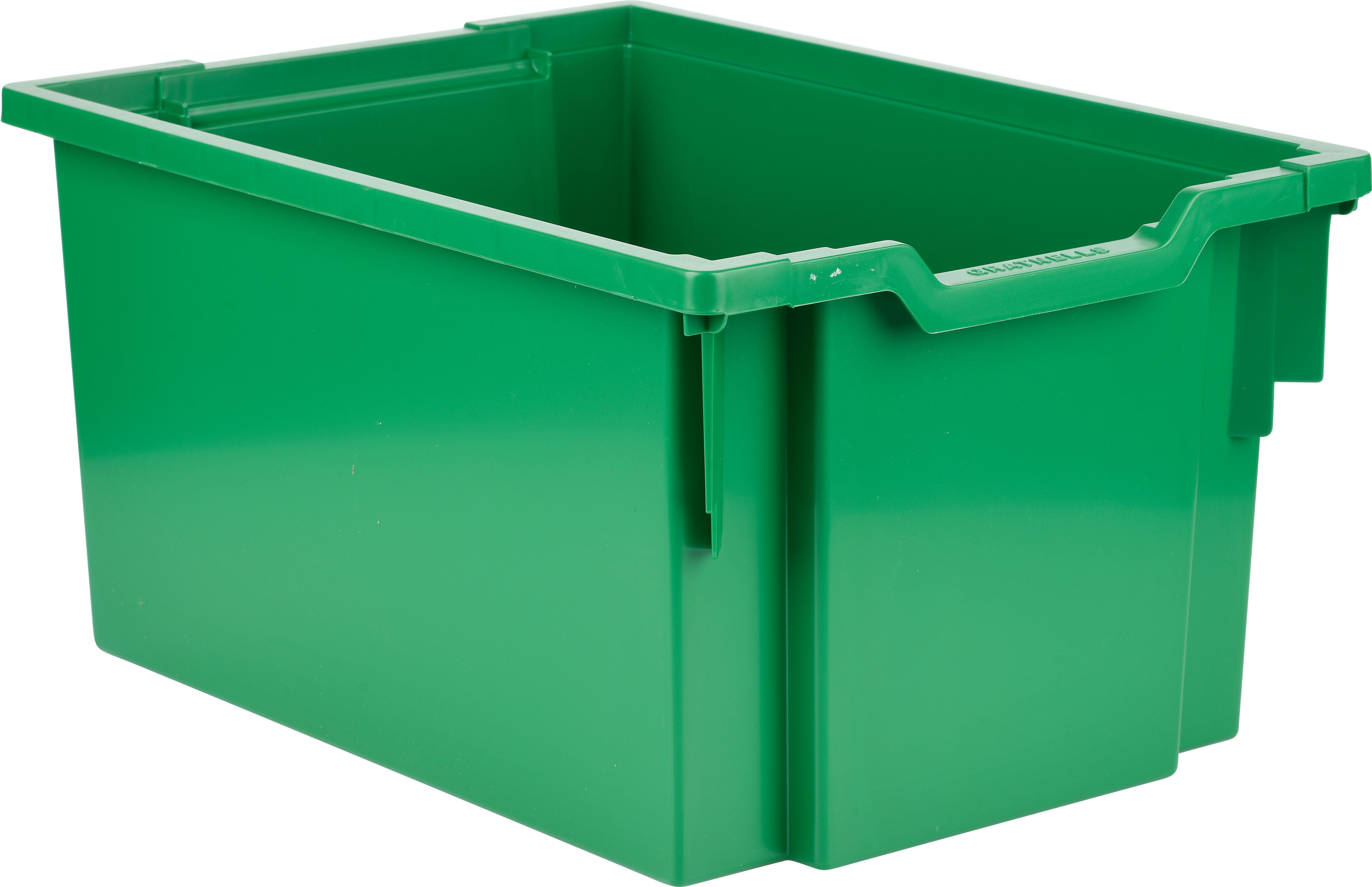 großer Schiebecontainer - grün (Schienen inkl.)