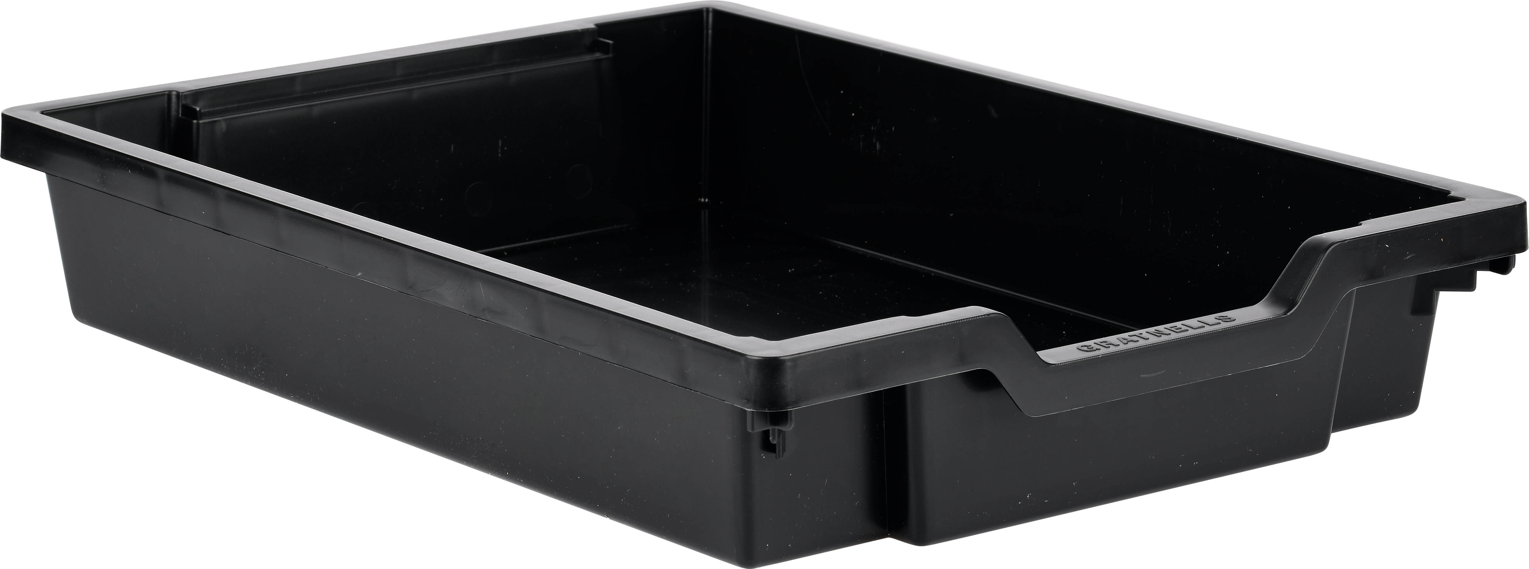 kleine schuifcontainer - zwart (rails inbegrepen)