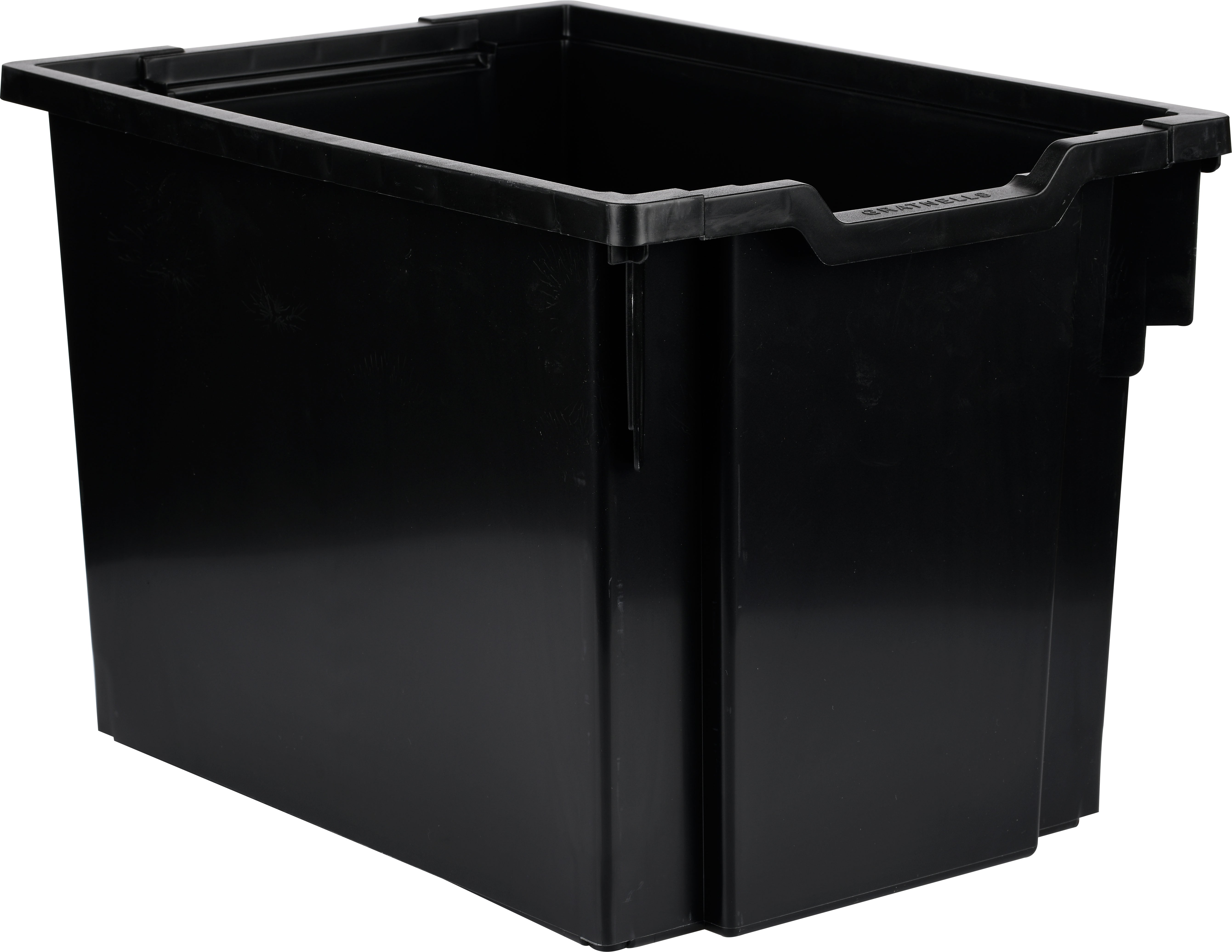 XL Schiebecontainer - schwarz (Schienen inkl.)