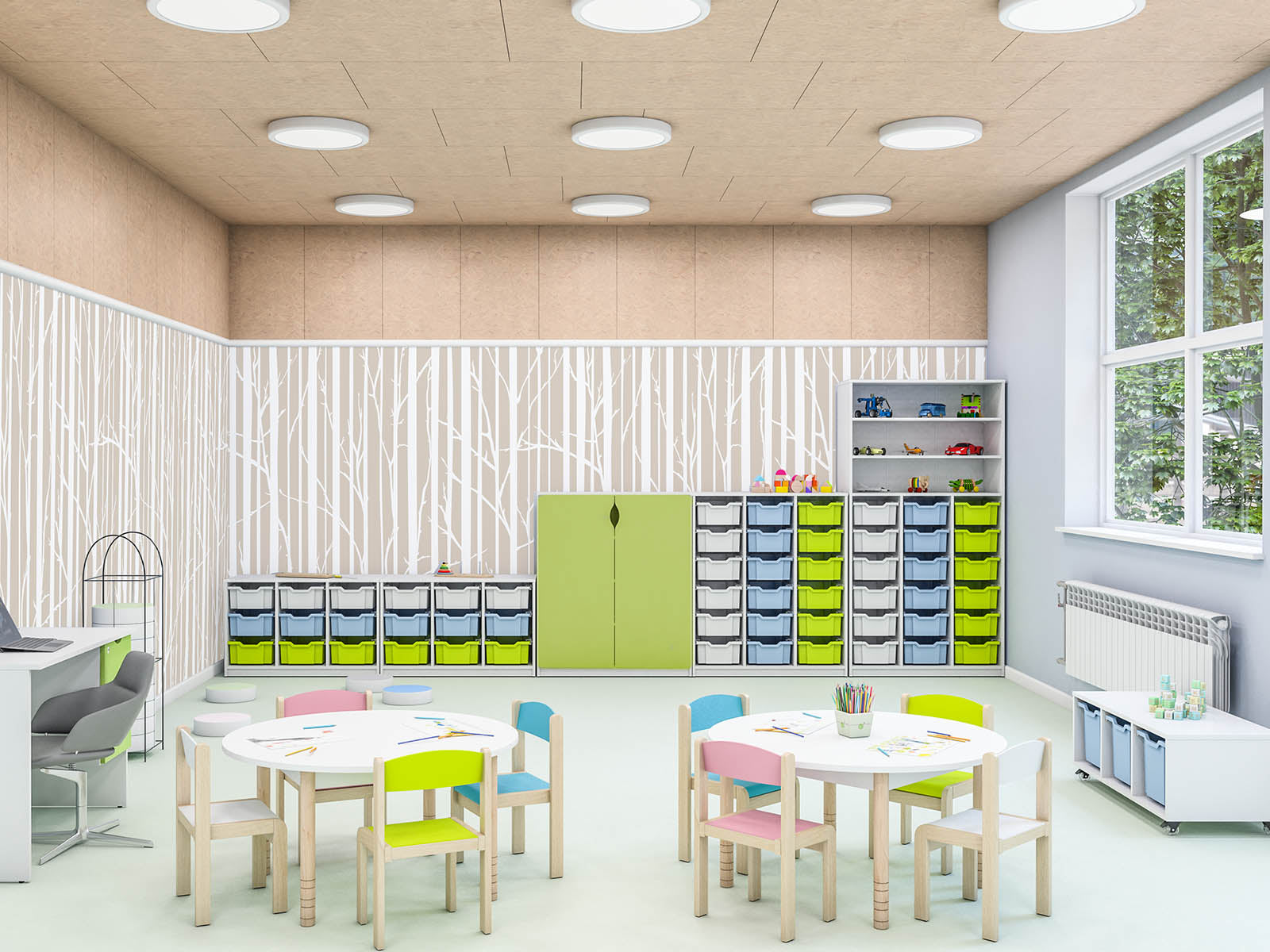 Armoires portes/tiroirs/conteneurs configurables - série FERIA 