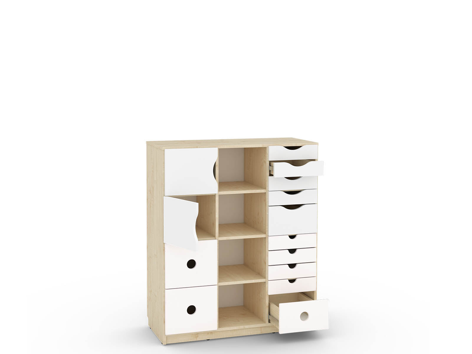 Armoires portes/tiroirs/conteneurs configurables - série FERIA 