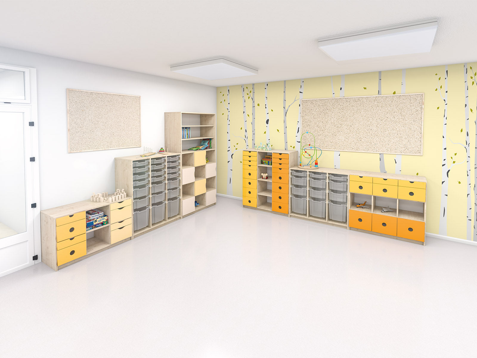 Armoires portes/tiroirs/conteneurs configurables - série FERIA 