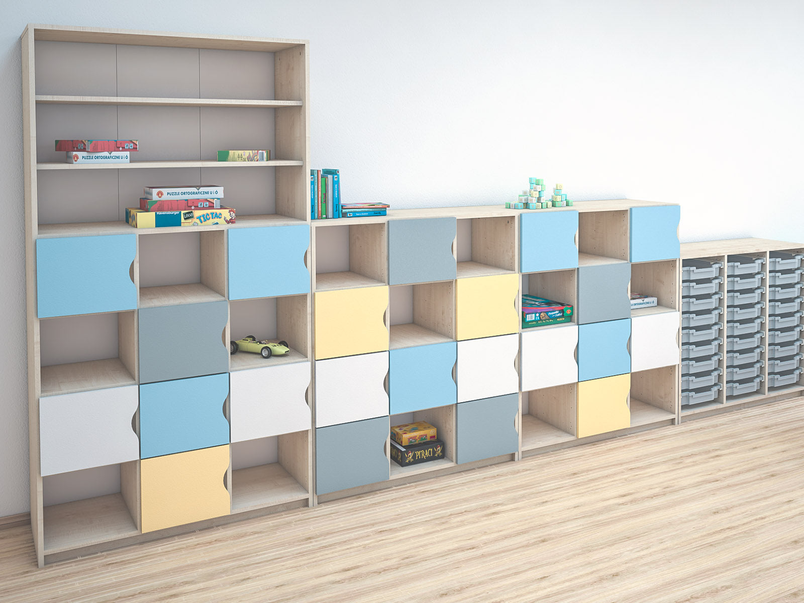 Armoires portes/tiroirs/conteneurs configurables - série FERIA 