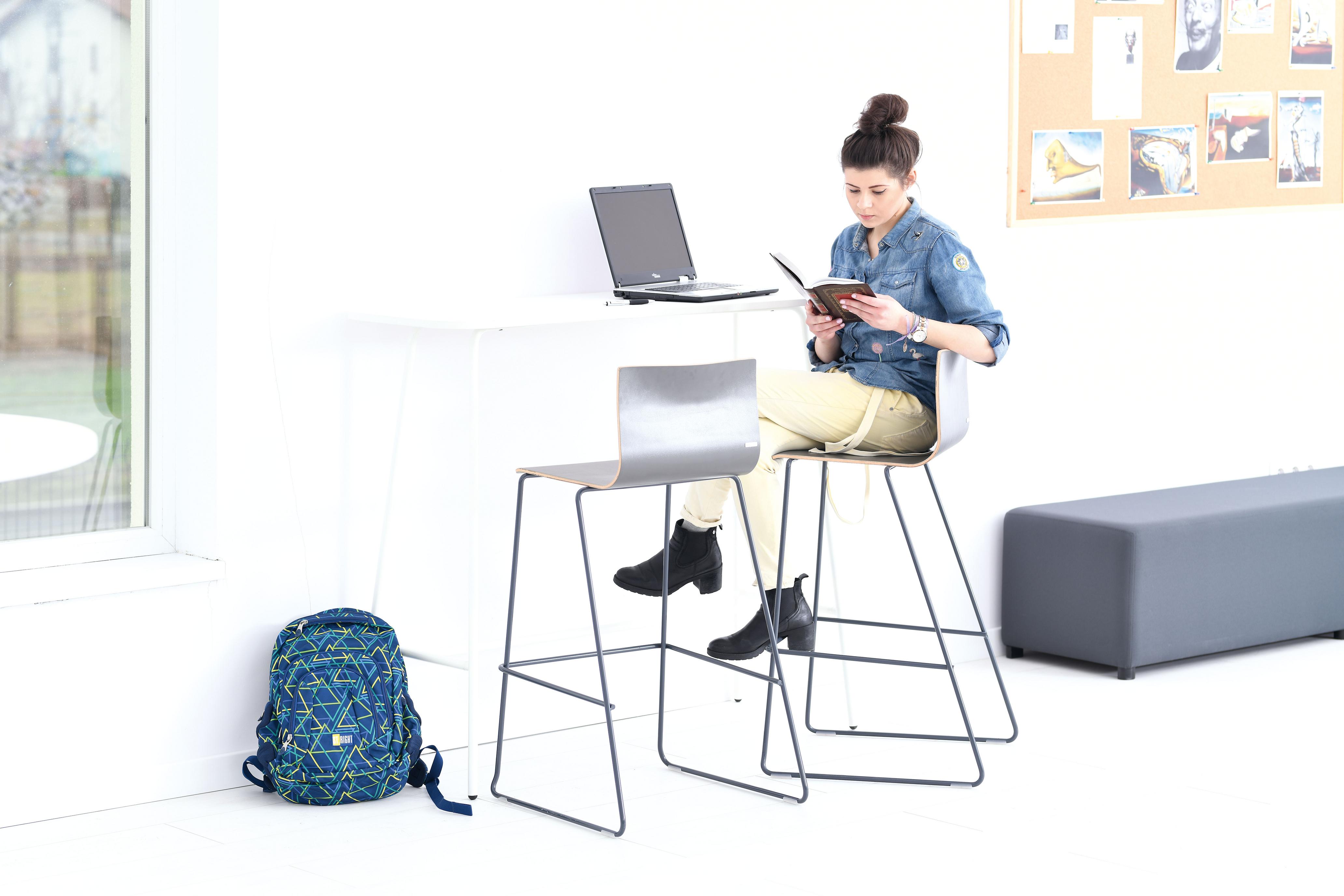 Modul Blocks maxi Hochtisch – stilvoll & funktional, weiß.