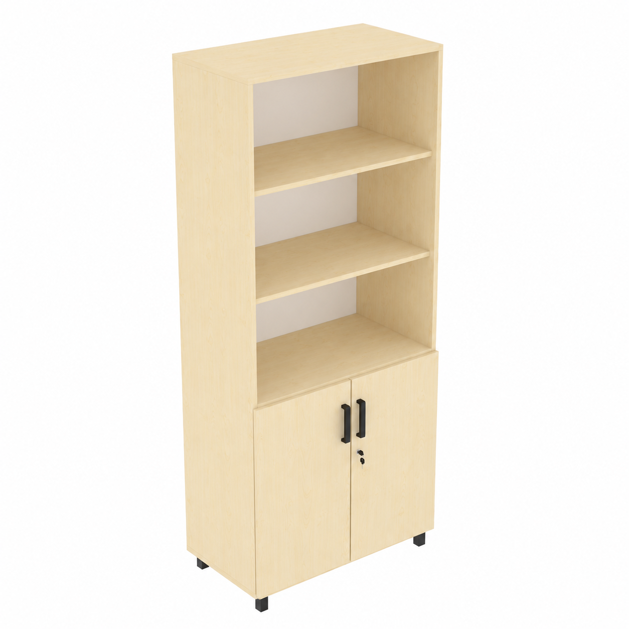 EXPO Kombi-Regal 185 mit Schrank, Ahorn für Klassenraum