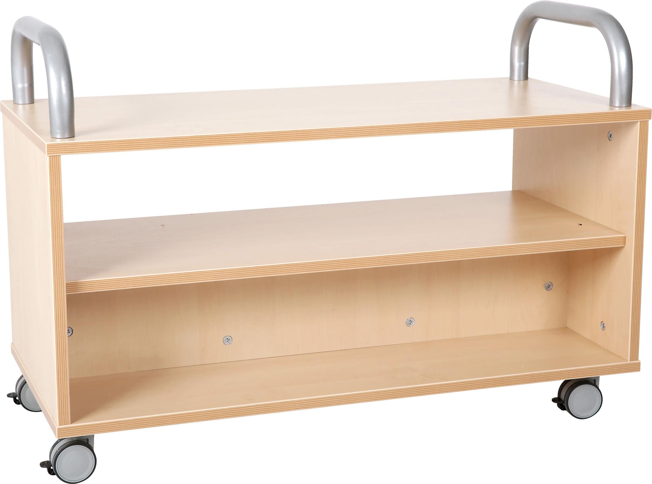 Flexi Bücherwagen für effektive Leseecken in Kindergärten. - Produkt wird im Kindergarten oder Schule genutzt.