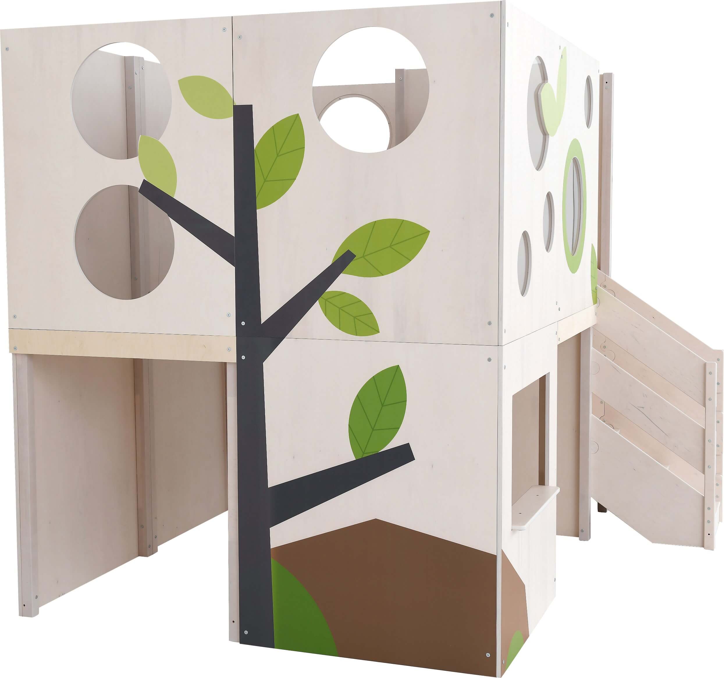 Hochebene Flora für Kindergarten Ansicht links