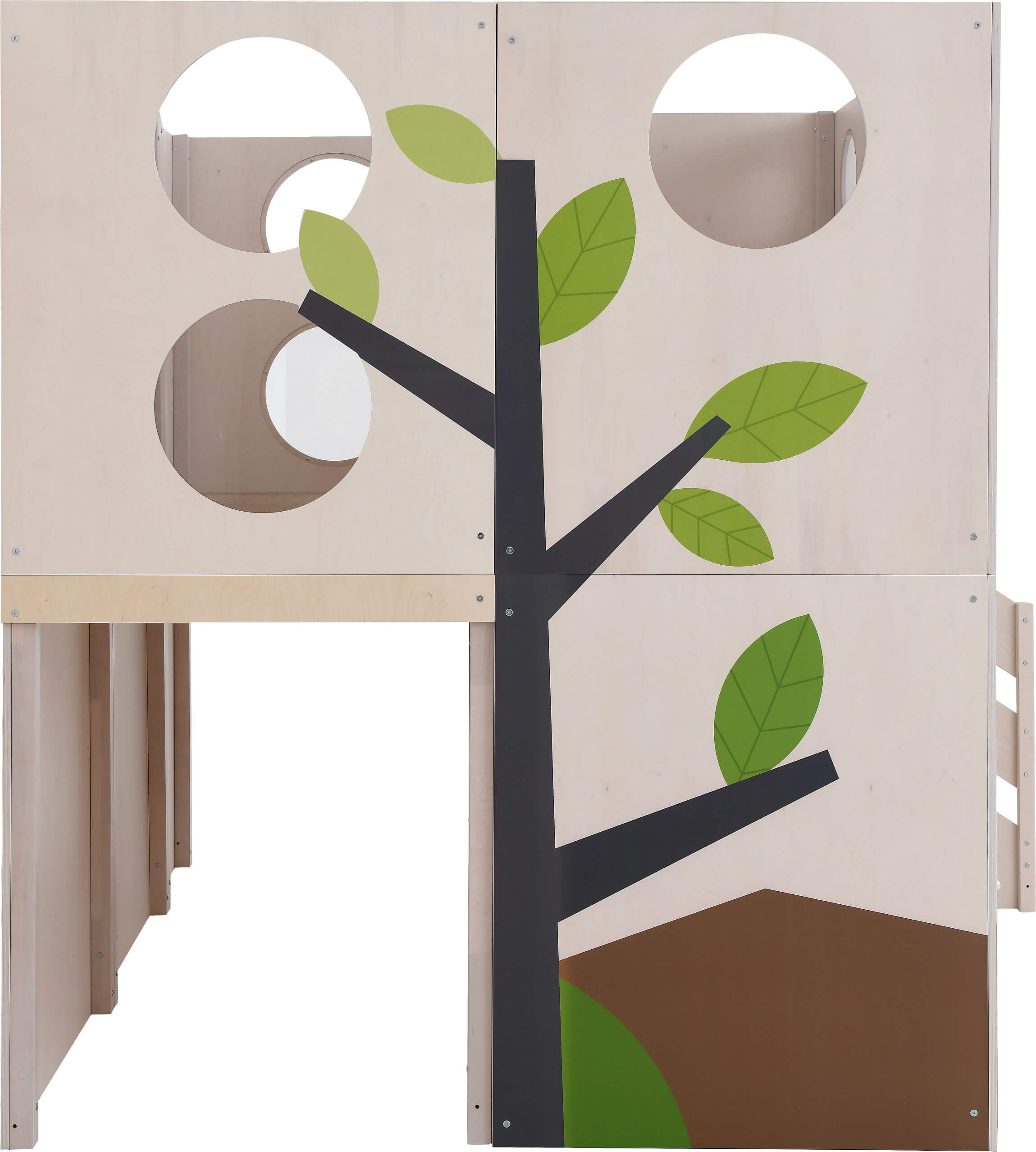 Hochebene Flora für Kindergarten Ansicht rechts