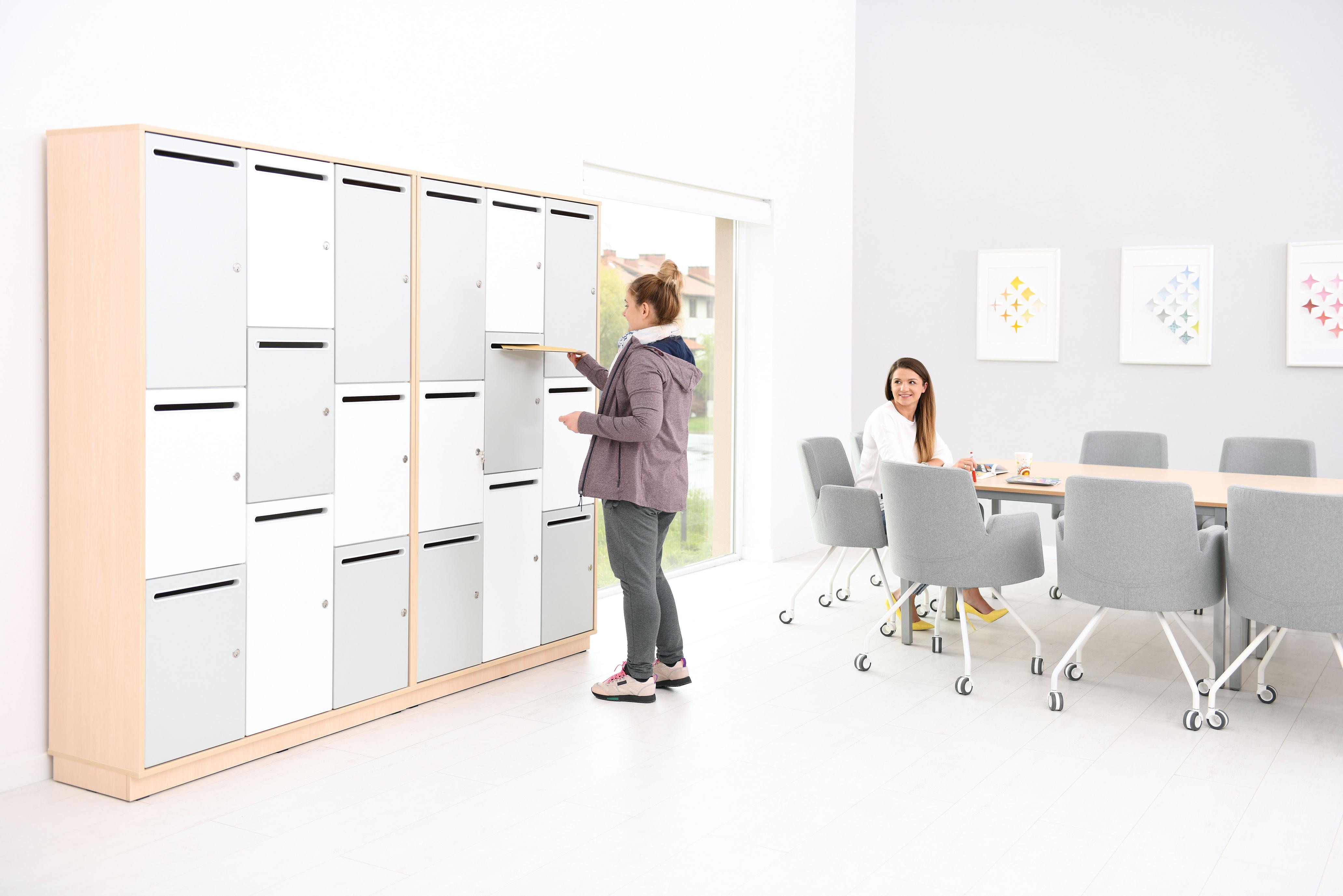 Quadro - Eigentumsschrank/Spind mit 9 Fächern für Schüler