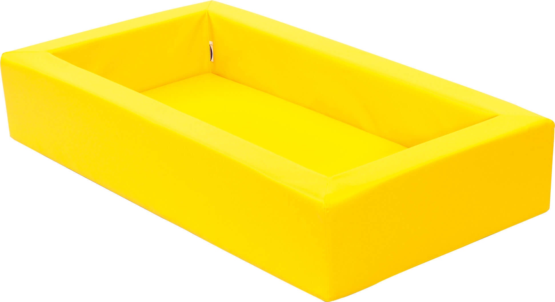 Ruheraum Krippenbett aus Schaumstoff gelb