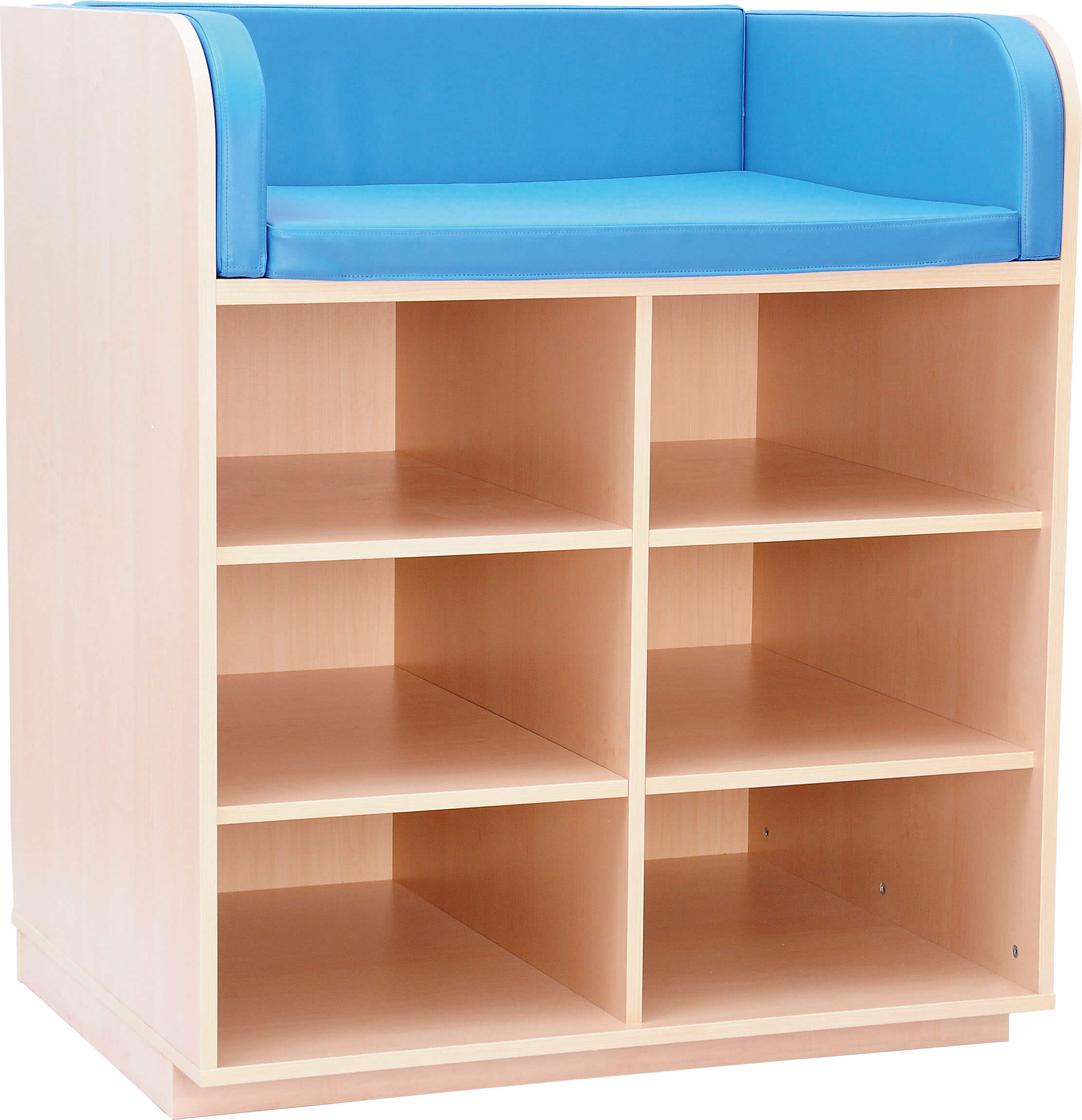 Wickelkommode optional mit Türen und Wickelauflage, versch. Farben. Geeignet für die Krippe, Kita & Kindergarten.