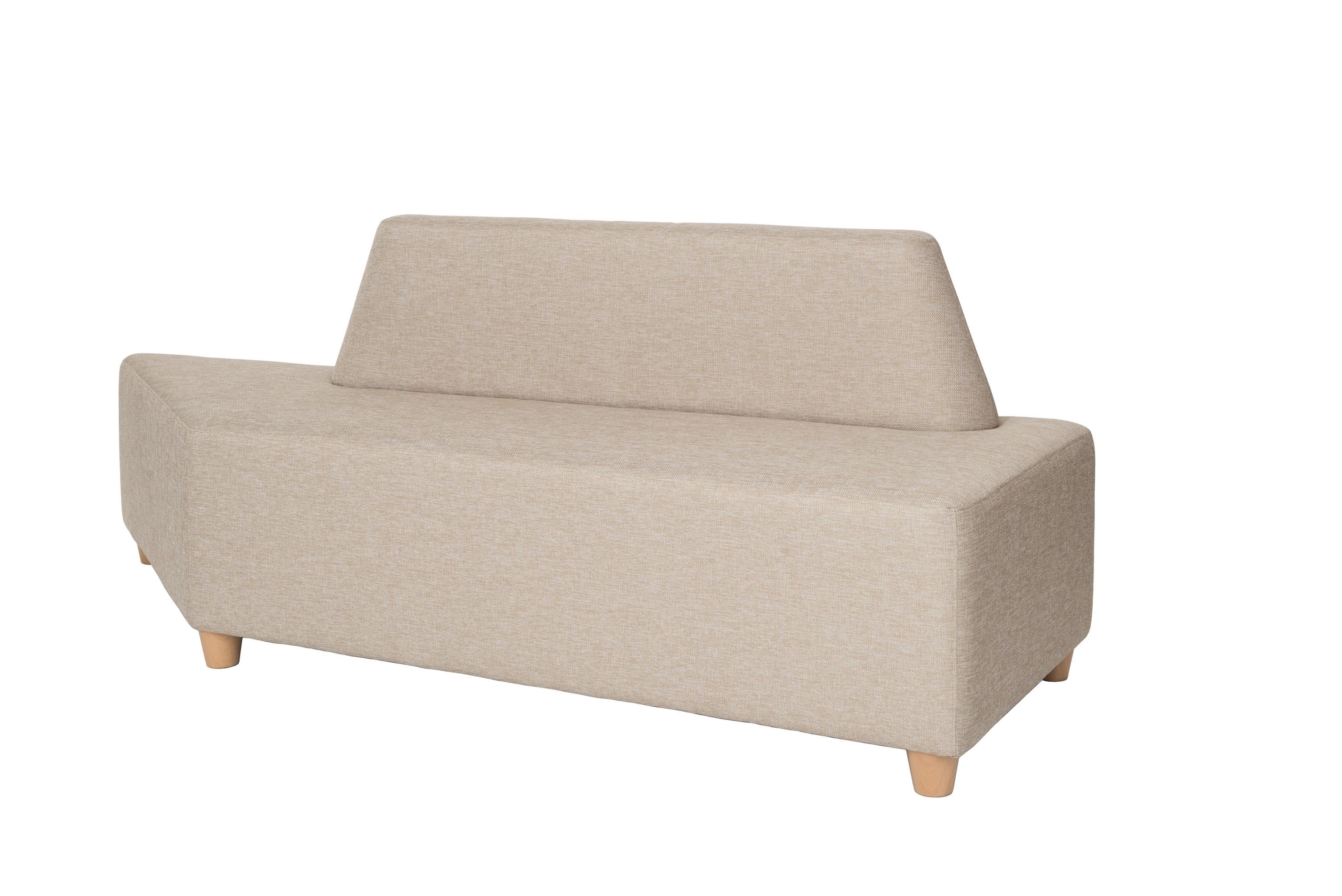 Beige Sitzlandschaft für Foyer, modernes Design, komfortabel.