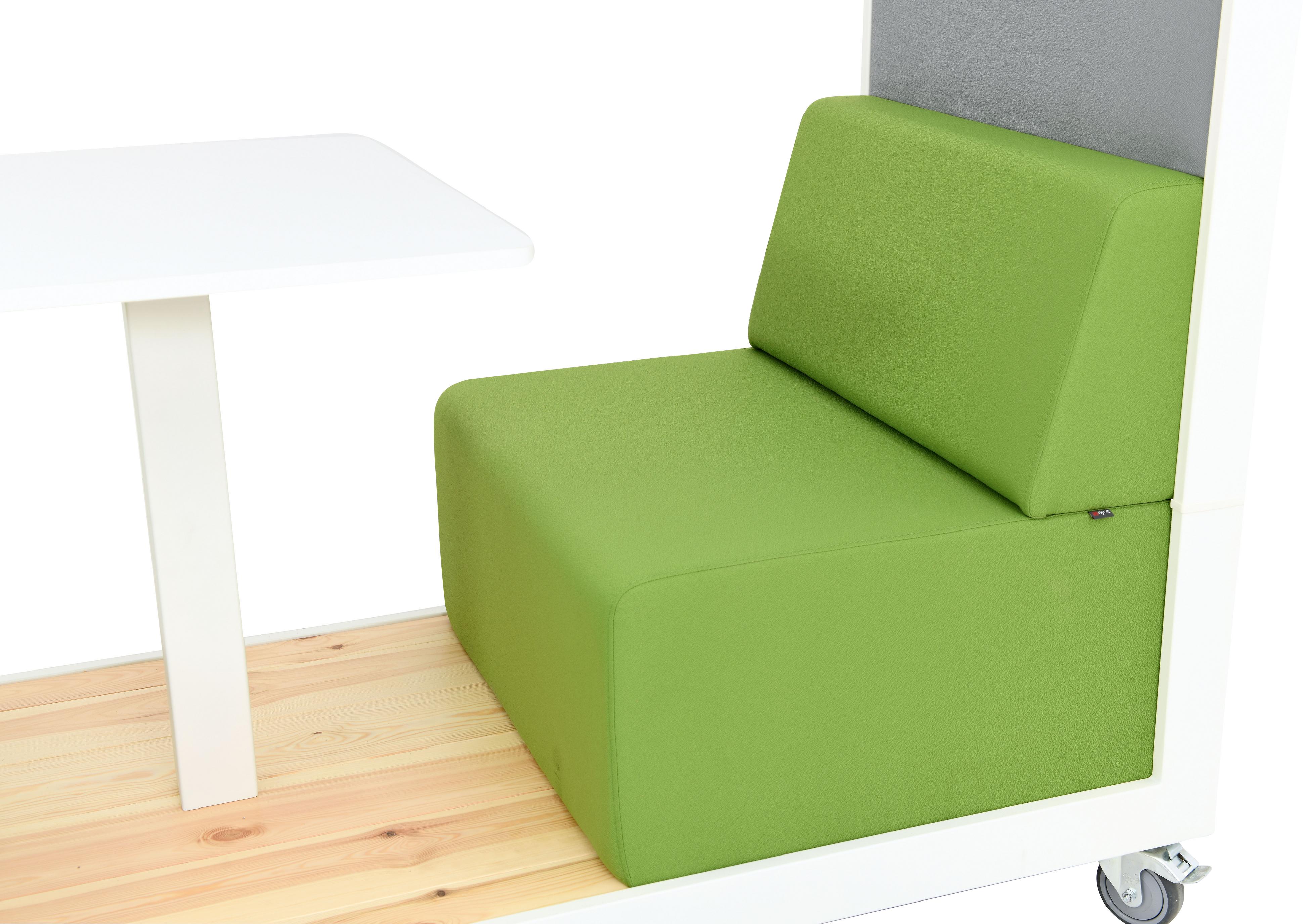 Meetingbox Treehouse ohne Rückwand – Stilvolle Acoustic Pod