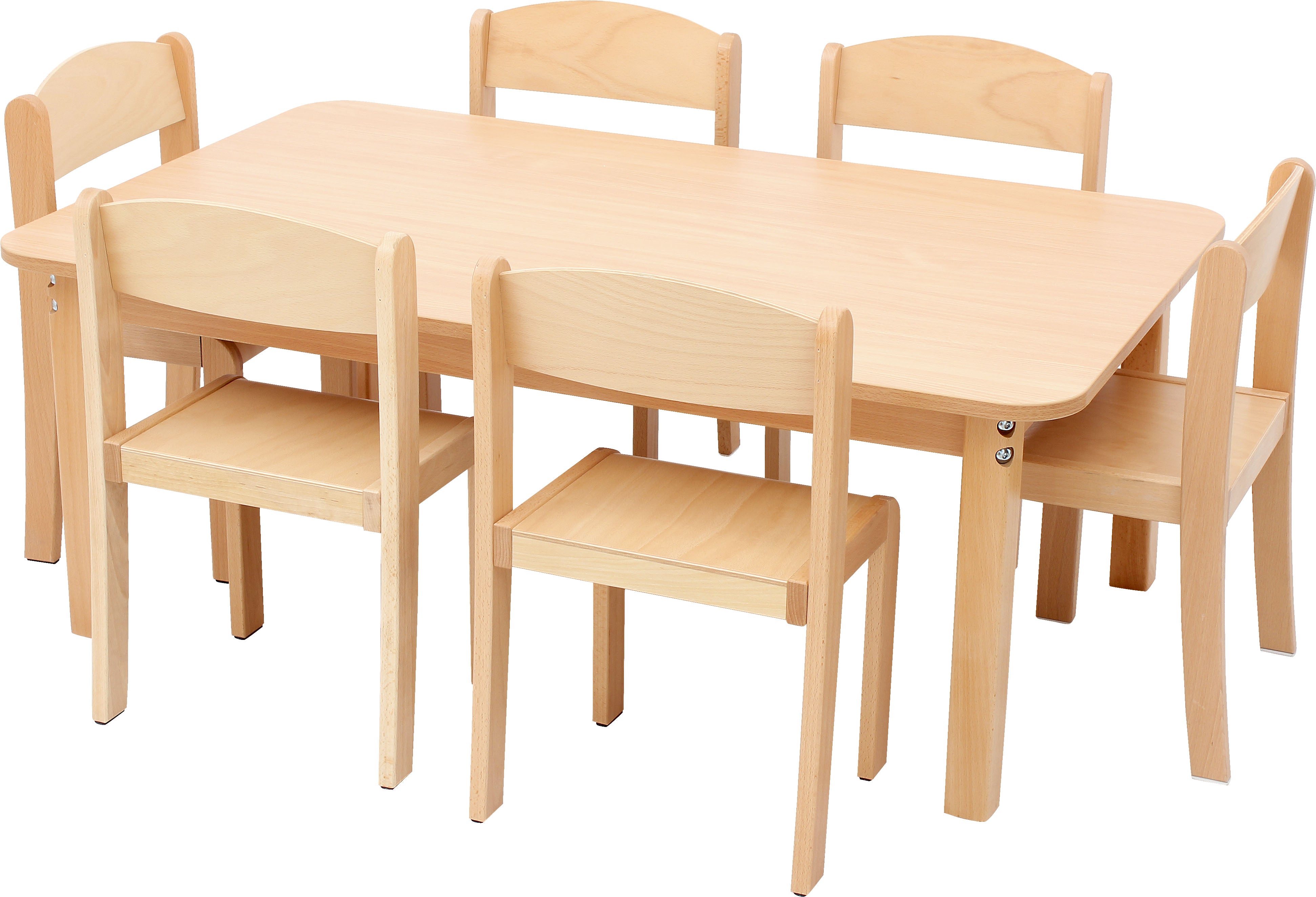 Kindergartenstuhl Phil mit Tisch