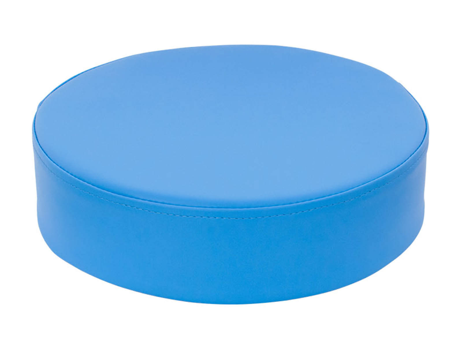 ronde zitkussen, lichtblauw