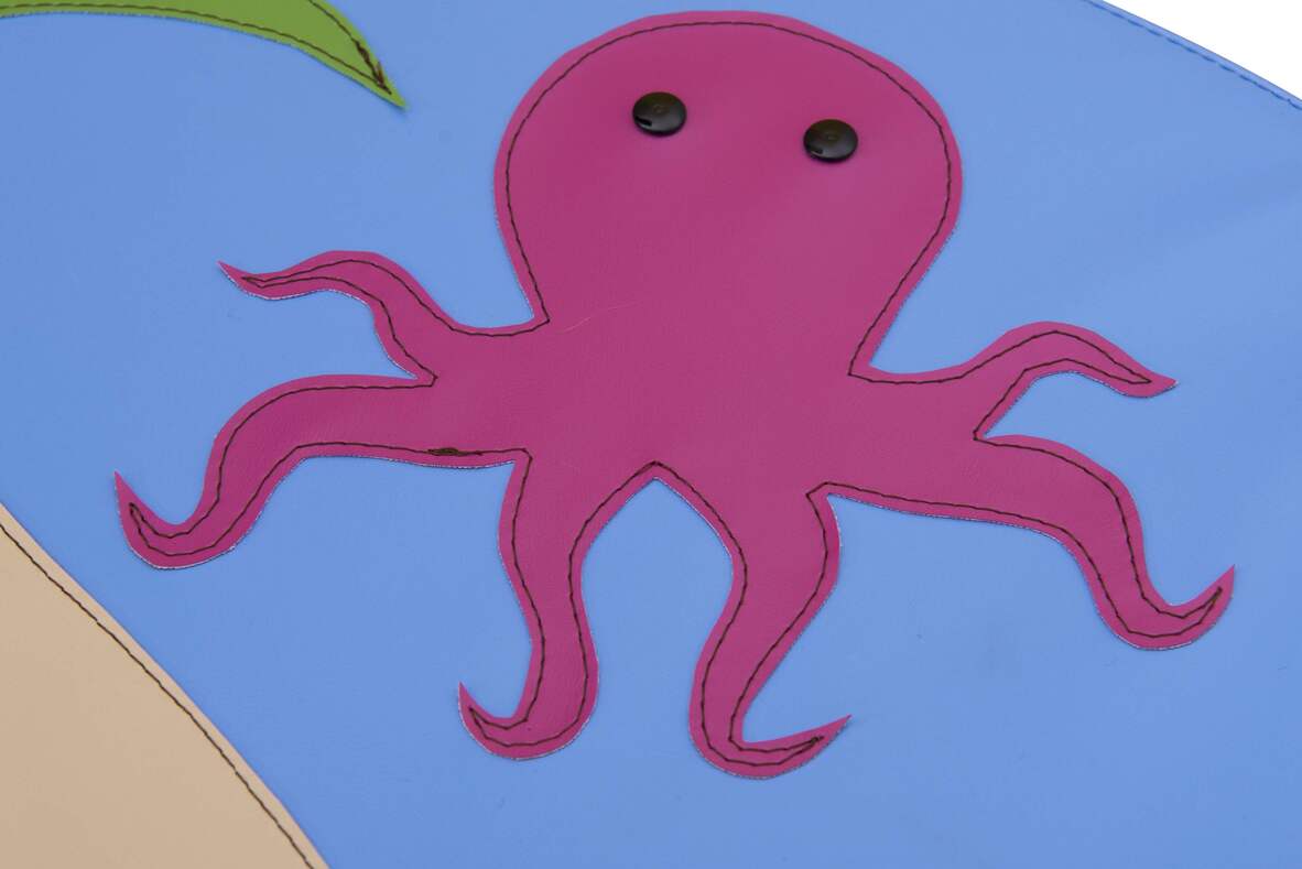 Piscine à balles pour bébé - Magic Ocean 124x124x35, balles en option