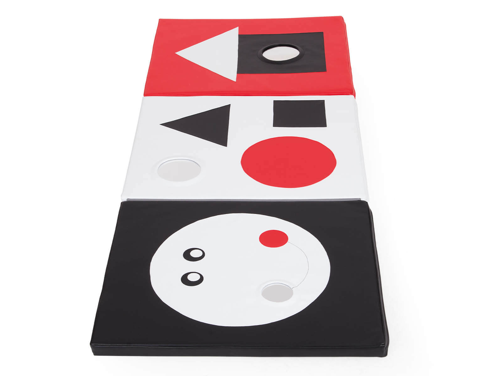 Vormen - opvouwbare speelmat 180cm x 70cm x 4 cm