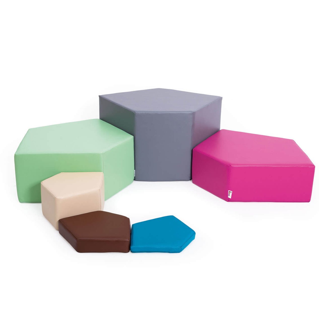 Schuimrubberen podiumstenen als set